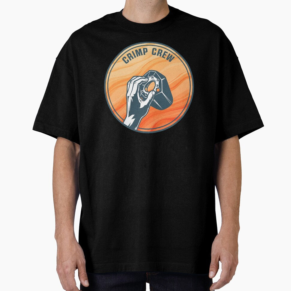 Vintage Rock Climbing Crimp Crew by SholoStudio - Adult & Kids T-Shirts, Sweatshirts & Hoodies apparel design preview 1