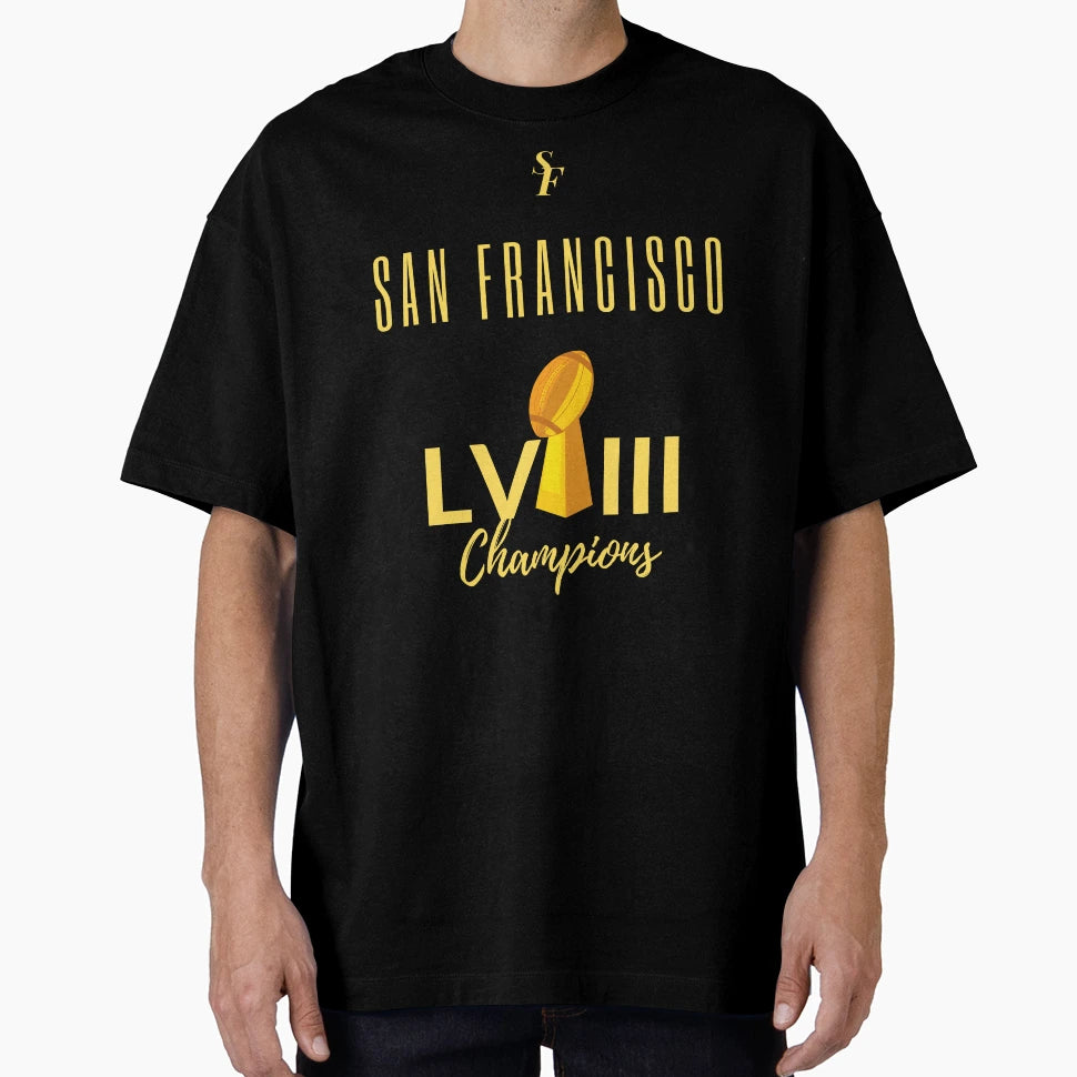 San Francisco Lviii Championship T-Shirt - Custom Art Print Men Women - T-Shirt, Sweatshirt, Hoodie