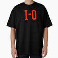 Scarlet Half I O O H I O Ohio T-Shirt - Unique Graphic Unisex - T-Shirt, Sweatshirt, Hoodie
