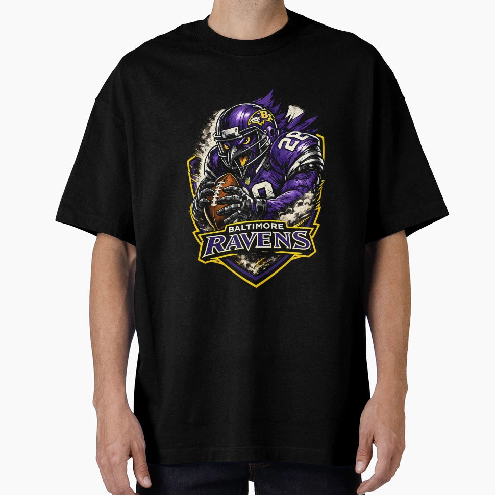Ravens American Football T-Shirt - Casual Everyday Wear for Adults - T-Shirt, Sweatshirt, Hoodie