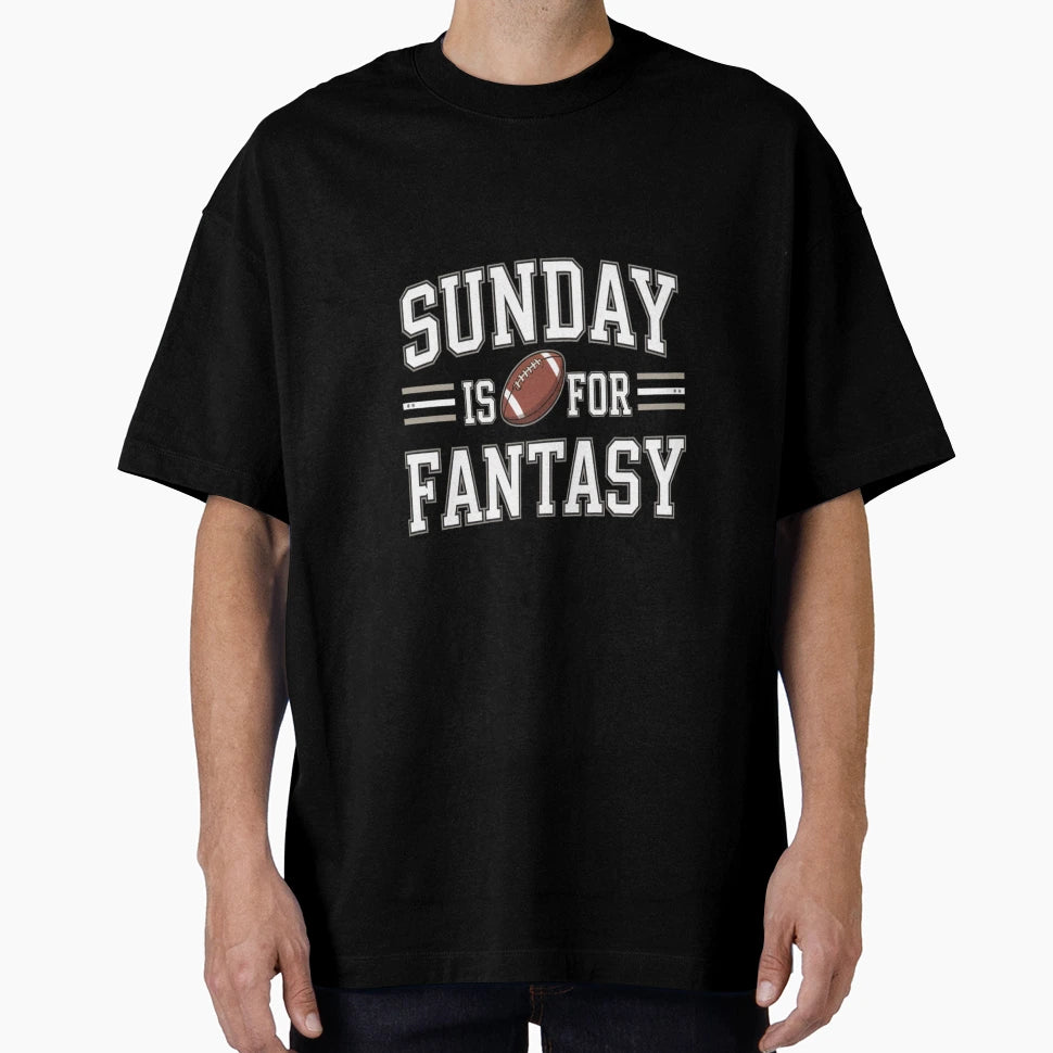 Sunday Is Fantasy Football Gift T-Shirt - Graphic Print Unisex - T-Shirt, Sweatshirt, Hoodie