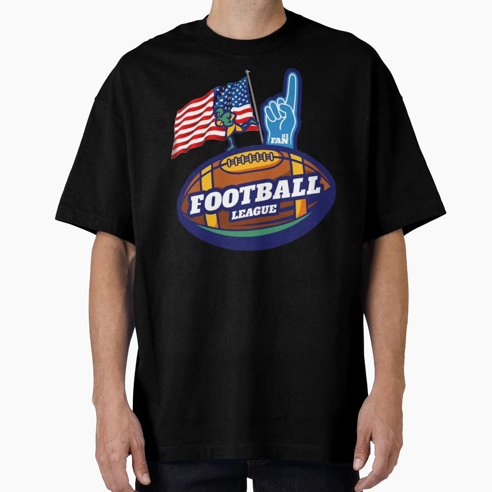 Football 02 T-Shirt - Fun Novelty Design for Adults - T-Shirt, Sweatshirt, Hoodie