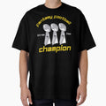 Fantasy Football Three Time Champion T-Shirt - Minimalist Print Unisex - T-Shirt, Sweatshirt, Hoodie