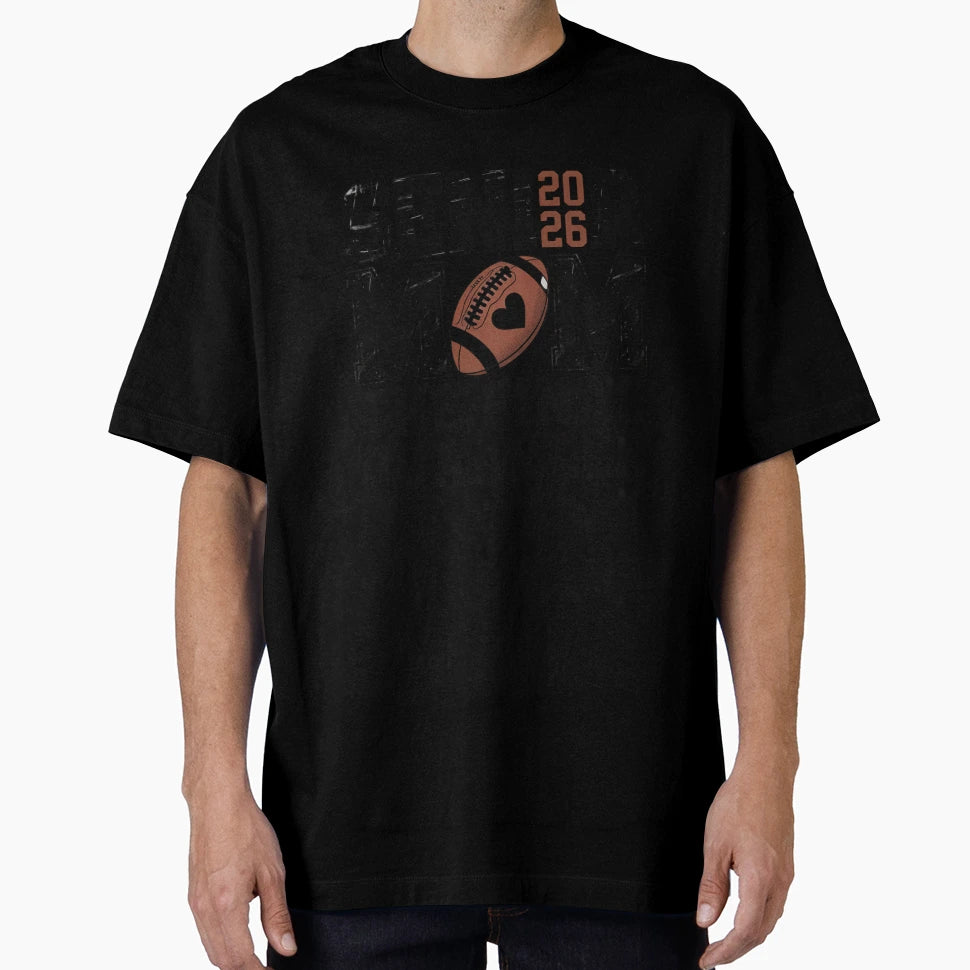 Senior 2026 Football Mom Final Quarter T-Shirt - Trendy Graphic Unisex - T-Shirt, Sweatshirt, Hoodie