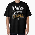 S Rules Dont Apply To Nana Leopard T-Shirt - Unique Graphic for Adults - T-Shirt, Sweatshirt, Hoodie