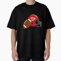 Kansas City Football Helmet T-Shirt - Minimalist Print for Adults - T-Shirt, Sweatshirt, Hoodie