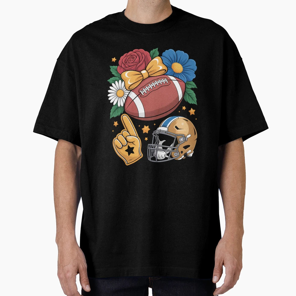 Football Game Day Fall Vibes T-Shirt - Novelty Apparel for Adults - T-Shirt, Sweatshirt, Hoodie