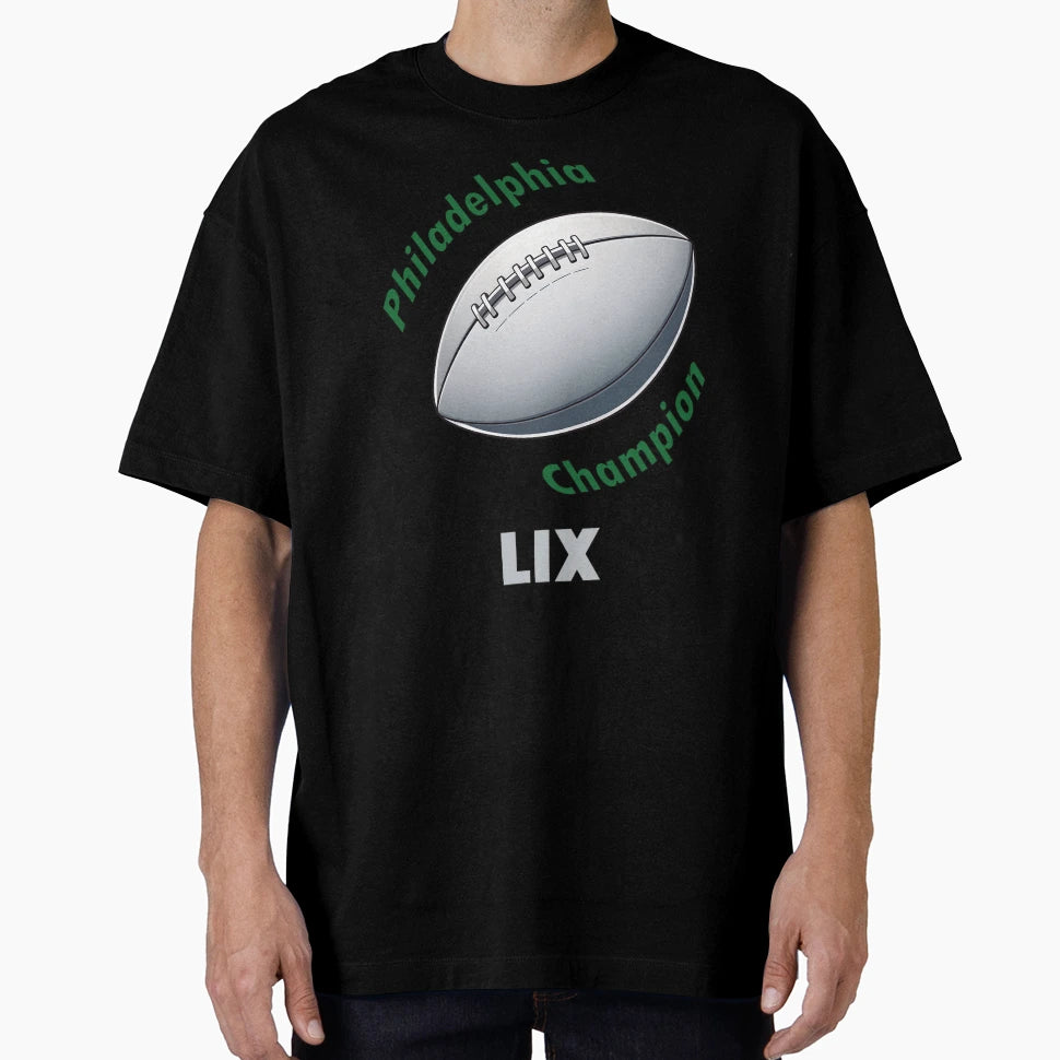 American Football Ball Text T-Shirt - Trendy Graphic Men Women - T-Shirt, Sweatshirt, Hoodie