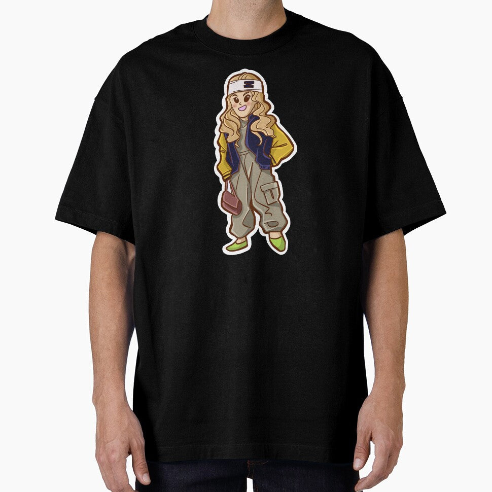 Streetwear teen girl Illustration clip art collection - Adult & Kids T-Shirts, Sweatshirts & Hoodies apparel design preview 1