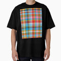 Funky Plaid Colorful Summer Madras Pattern by - Adult & Kids T-Shirts, Sweatshirts & Hoodies apparel design preview 1