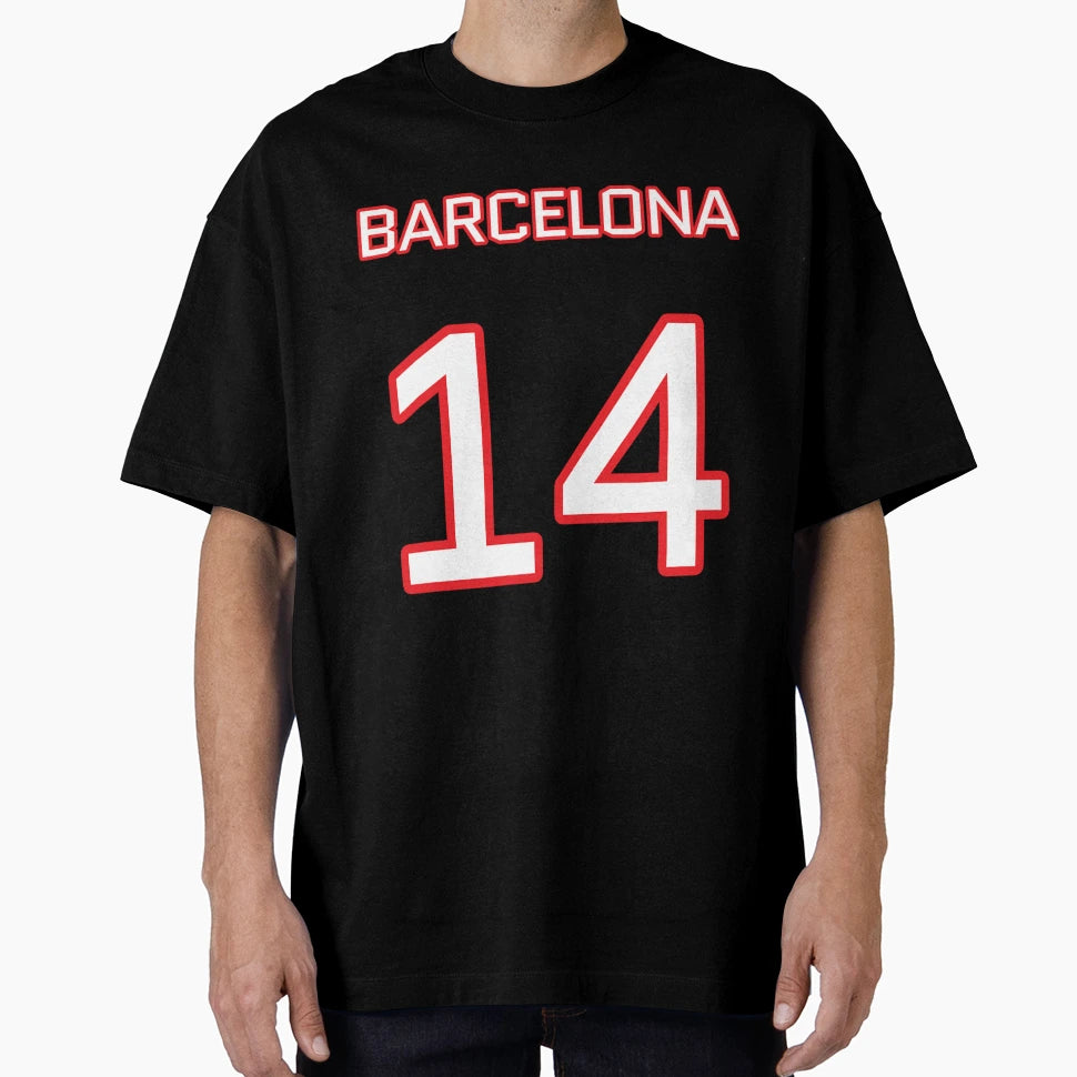 Barcelona Football I T-Shirt - Fun Novelty Design for Adults - T-Shirt, Sweatshirt, Hoodie