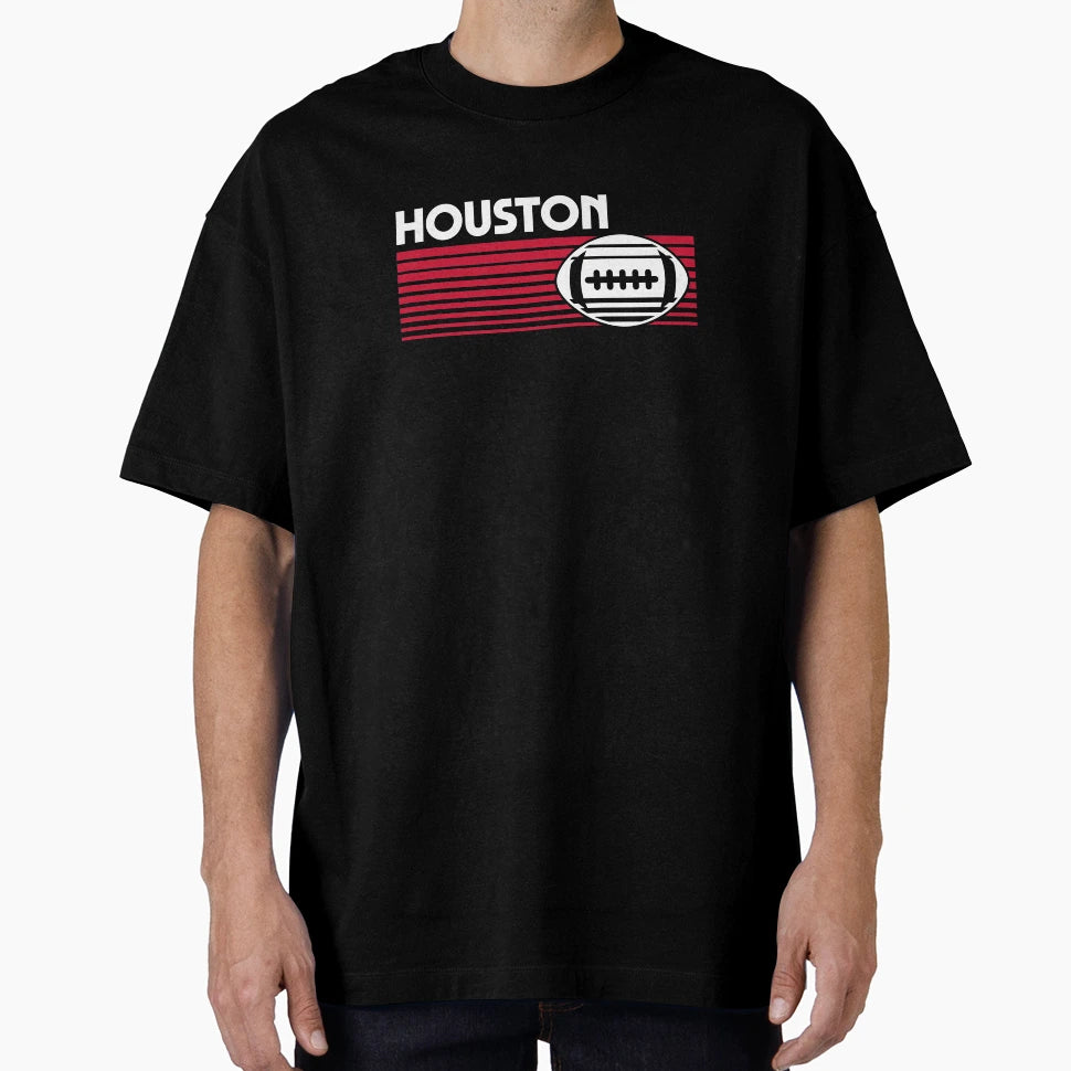 Houston Football Game Day T-Shirt - Aesthetic Graphic Unisex - T-Shirt, Sweatshirt, Hoodie