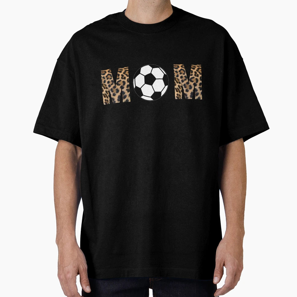 Soccer Mom Leopard Beautiful T-Shirt - Minimalist Print Men Women - T-Shirt, Sweatshirt, Hoodie