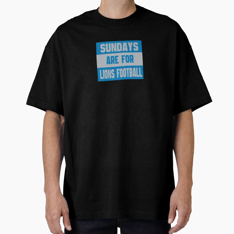 Sundays Are Lions Football T-Shirt - Unique Graphic Unisex - T-Shirt, Sweatshirt, Hoodie