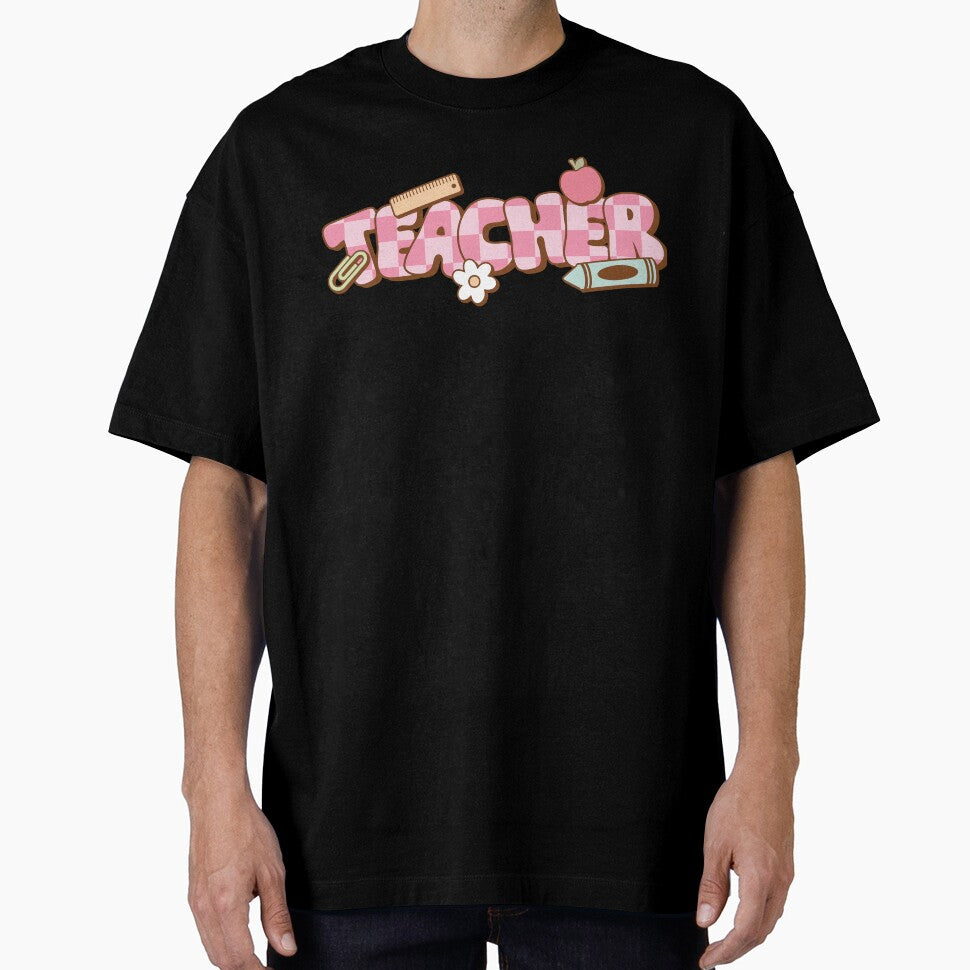 Teacher Retro by MrsMoore18 - Adult & Kids T-Shirts, Sweatshirts & Hoodies apparel design preview 1