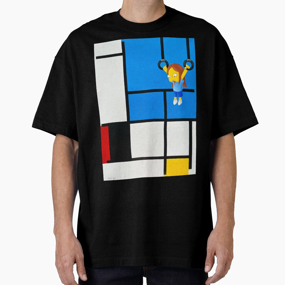 Fine Art Simpsons I'd Like to Get Down Now (with - Adult & Kids T-Shirts, Sweatshirts & Hoodies apparel design preview 1