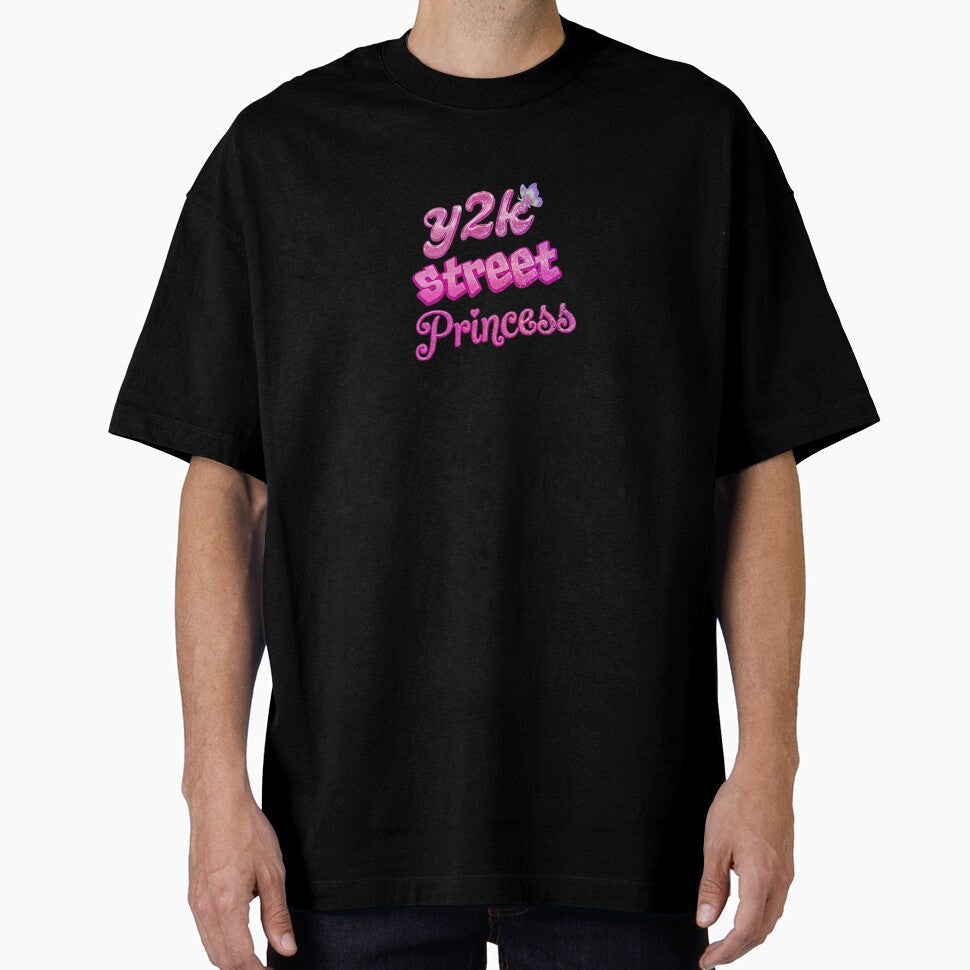 Y2k street princess by -planet - Adult & Kids T-Shirts, Sweatshirts & Hoodies apparel design preview 1