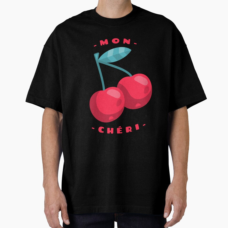 Mon cheri cherries by hunnydoll - Adult & Kids T-Shirts, Sweatshirts & Hoodies apparel design preview 1