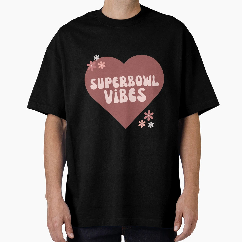 Superbowl Vibes T-Shirt - Unique Graphic for Adults - T-Shirt, Sweatshirt, Hoodie