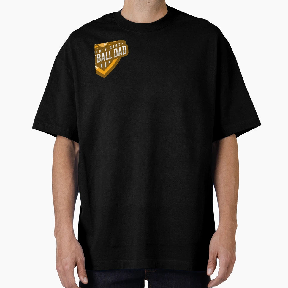 Worlds Best Football Dad T-Shirt - Novelty Apparel for Adults - T-Shirt, Sweatshirt, Hoodie