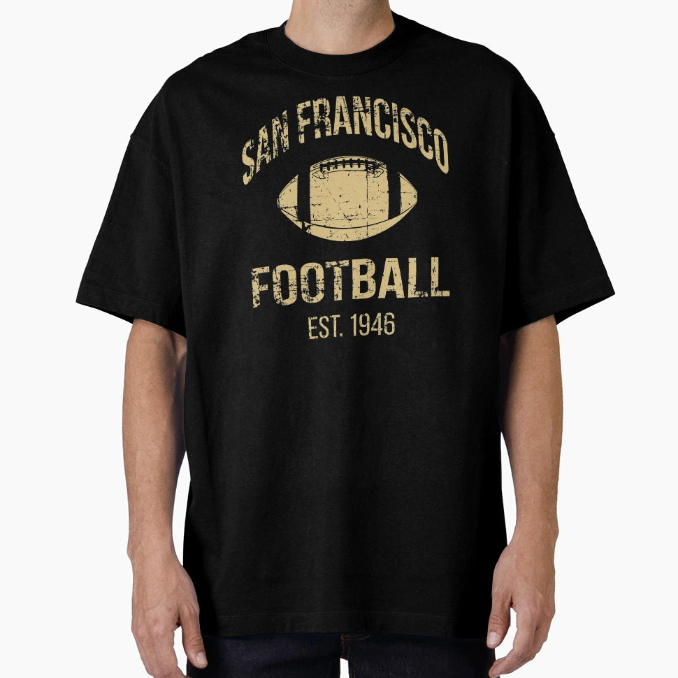 San Francisco Football Team T-Shirt - Aesthetic Graphic Men Women - T-Shirt, Sweatshirt, Hoodie