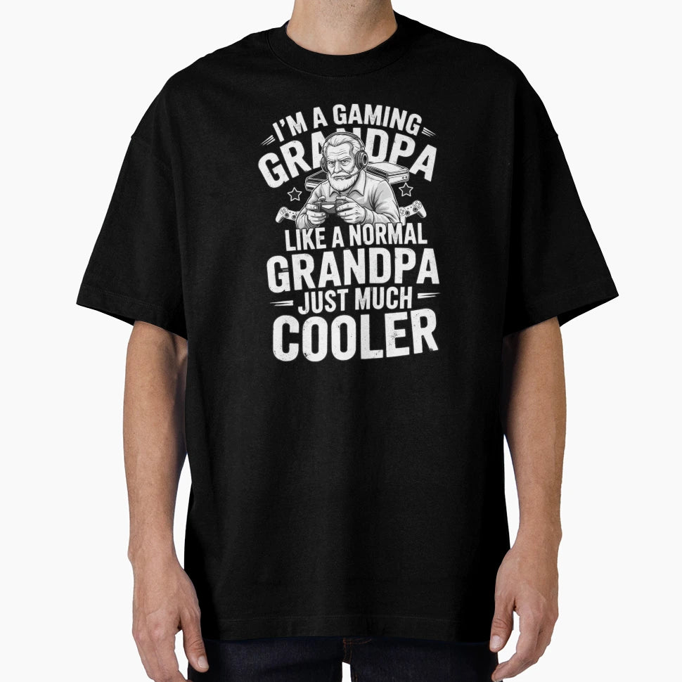 Im Gaming Grandpa Like Normal Grandpa T-Shirt - Minimalist Print Unisex - T-Shirt, Sweatshirt, Hoodie