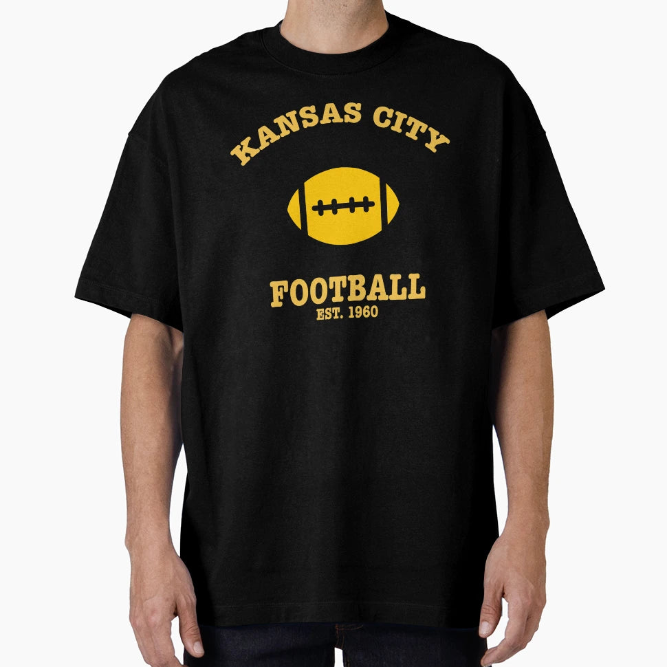 Kansas City Football T-Shirt - Custom Art Print for Adults - T-Shirt, Sweatshirt, Hoodie