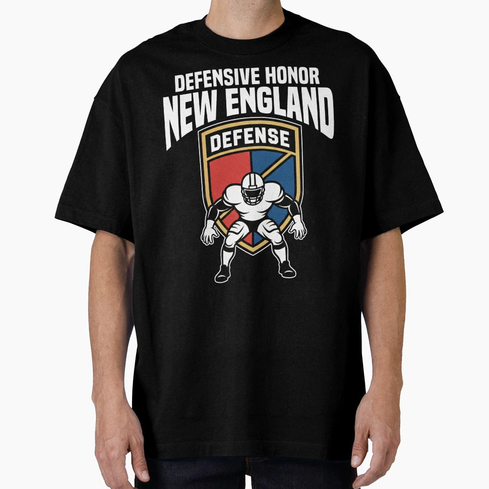 New England Defensive Honor New T-Shirt - Trendy Graphic for Adults - T-Shirt, Sweatshirt, Hoodie