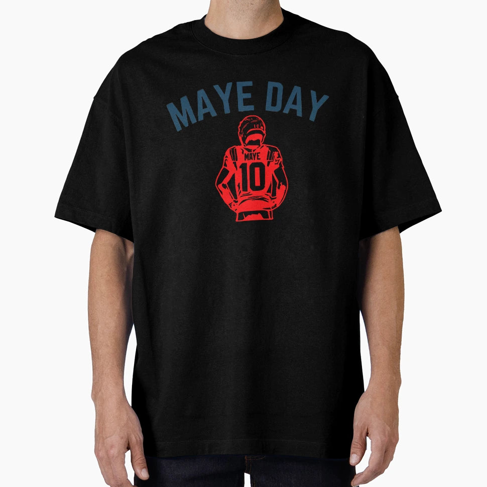Maye Day 10 Qb Drake Maye Football T-Shirt - Aesthetic Graphic for Adults - T-Shirt, Sweatshirt, Hoodie