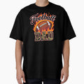 Football Dad Flaming Football T-Shirt - Aesthetic Graphic for Adults - T-Shirt, Sweatshirt, Hoodie