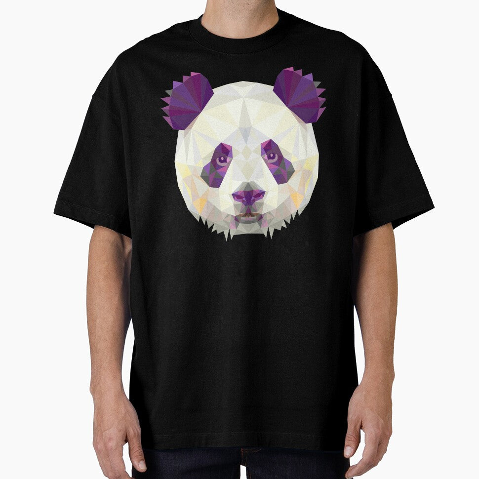 Panda Head Triangle by Fairyjam - Adult & Kids T-Shirts, Sweatshirts & Hoodies apparel design preview 1