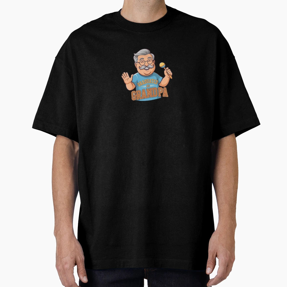 Grandfather Graduate T-Shirt - Aesthetic Graphic for Adults - T-Shirt, Sweatshirt, Hoodie