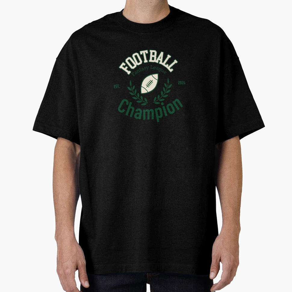 Fantasy Football League Champion Logo T-Shirt - Custom Art Print Unisex - T-Shirt, Sweatshirt, Hoodie