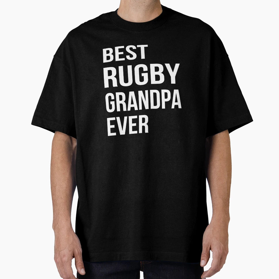 Best Rugby Grandpa Ever Funny Rugby T-Shirt - Streetwear Style Men Women - T-Shirt, Sweatshirt, Hoodie