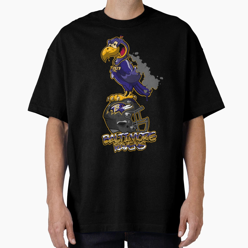 Nfl Baltimore Ravens T-Shirt - Minimalist Print for Adults - T-Shirt, Sweatshirt, Hoodie