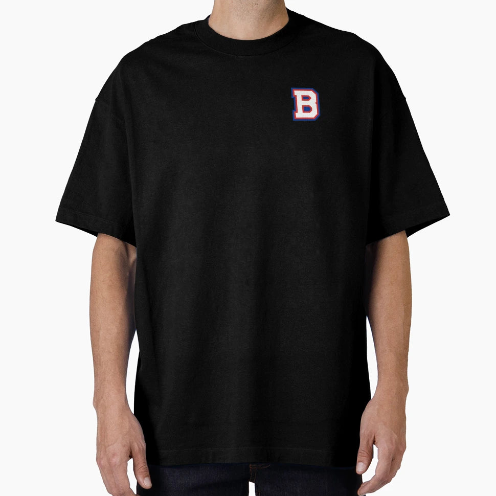 Buffalo Letter B Helmet Face Mask T-Shirt - Minimalist Print for Adults - T-Shirt, Sweatshirt, Hoodie