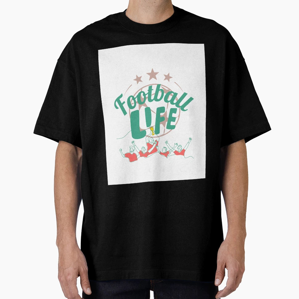 Football Life T-Shirt - Aesthetic Graphic Men Women - T-Shirt, Sweatshirt, Hoodie