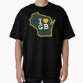 I Love Green Bay Packers T-Shirt - Aesthetic Graphic for Adults - T-Shirt, Sweatshirt, Hoodie