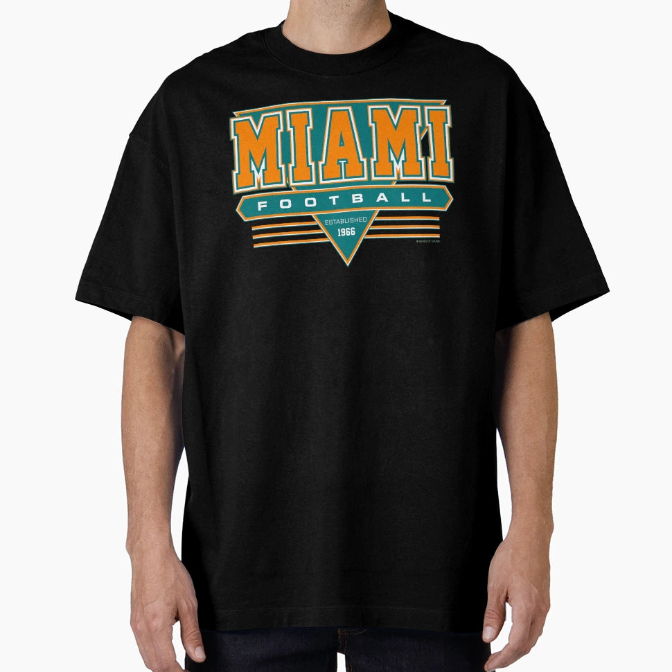 Miami Football Dolphins Inspired 90S T-Shirt - Streetwear Style Unisex - T-Shirt, Sweatshirt, Hoodie