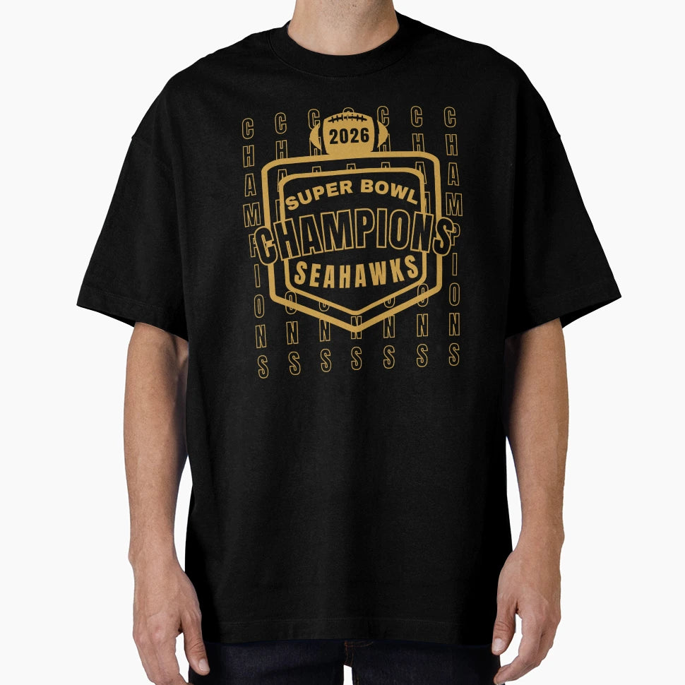 2026 Super Bowl Champions Seattle T-Shirt - Fun Novelty Design Men Women - T-Shirt, Sweatshirt, Hoodie