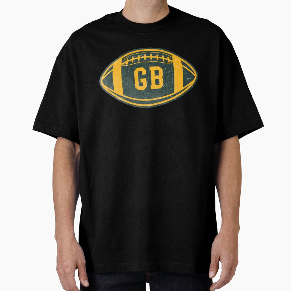 Green Bay Throwback Football T-Shirt - Casual Everyday Wear for Adults - T-Shirt, Sweatshirt, Hoodie