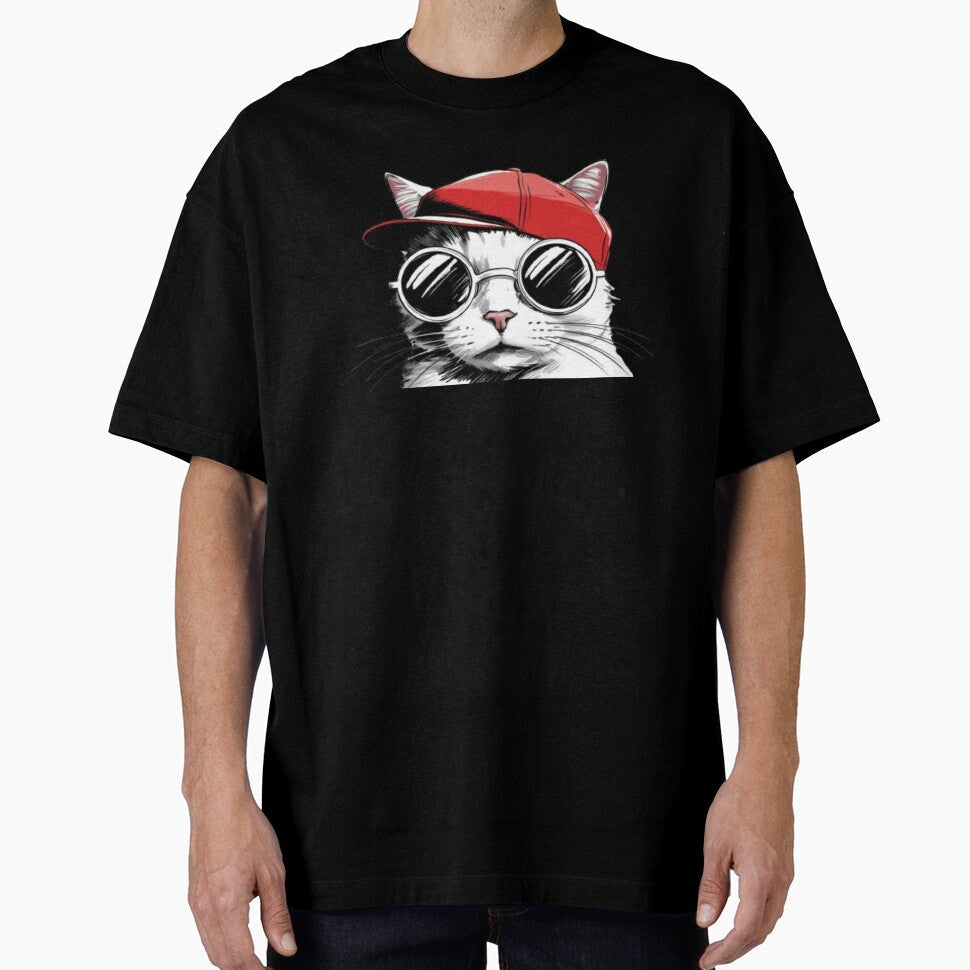 Stylish Cat by We77 - Adult & Kids T-Shirts, Sweatshirts & Hoodies apparel design preview 1