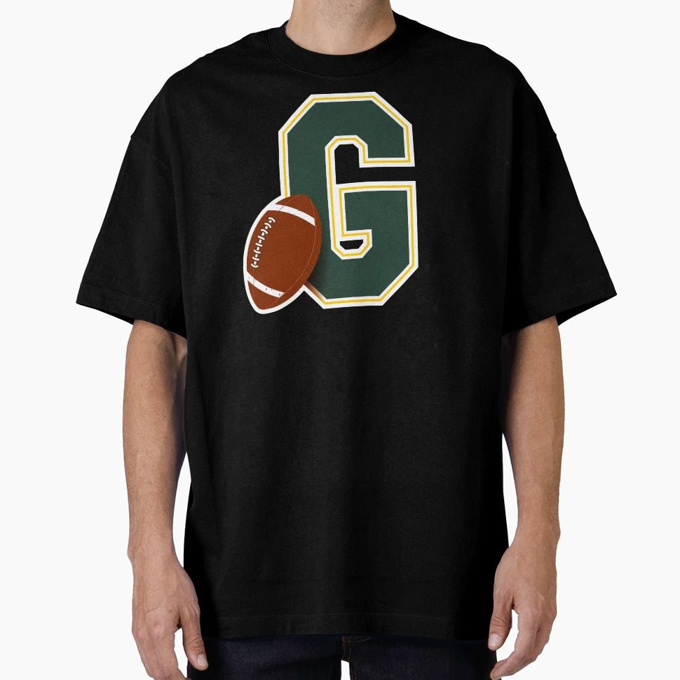 Green Bay Football Monogram T-Shirt - Unique Graphic Men Women - T-Shirt, Sweatshirt, Hoodie