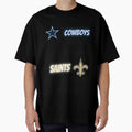 Cowboys Vs Saints T-Shirt - Novelty Apparel Men Women - T-Shirt, Sweatshirt, Hoodie