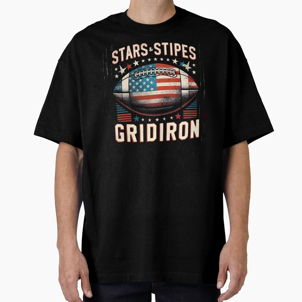 American Football Him Patriotic T-Shirt - Streetwear Style for Adults - T-Shirt, Sweatshirt, Hoodie