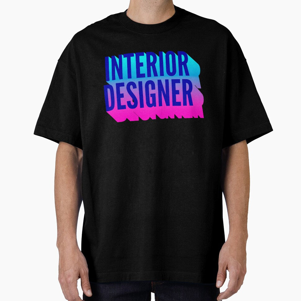 Interior Designer With Long Gradient Shadow by SVPOD - Adult & Kids T-Shirts, Sweatshirts & Hoodies apparel design preview 1