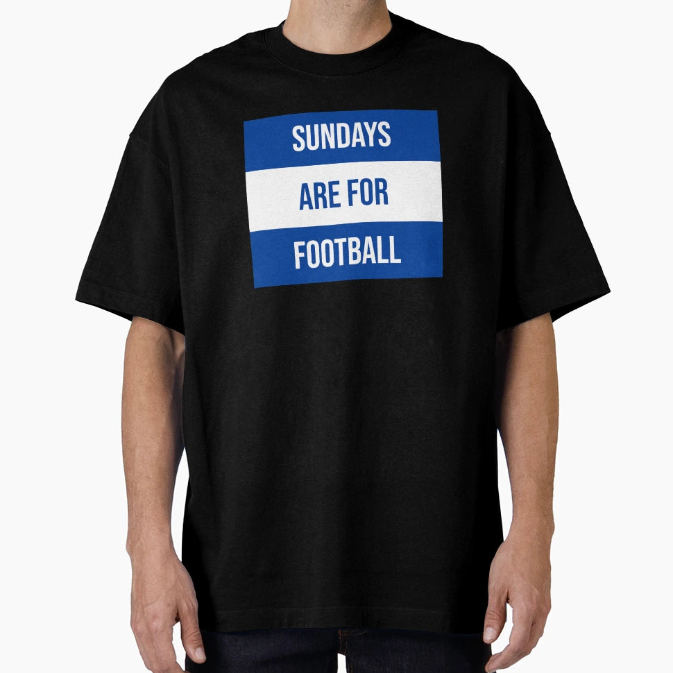 Sundays Are Football T-Shirt - Minimalist Print Unisex - T-Shirt, Sweatshirt, Hoodie