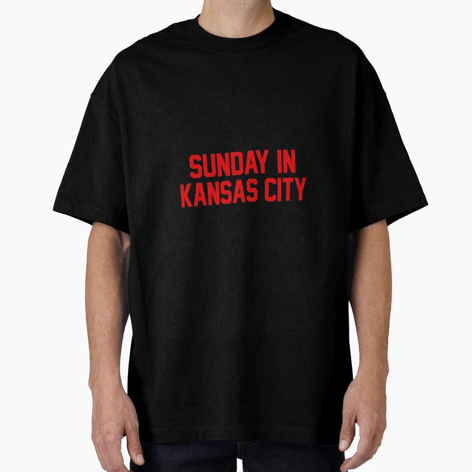 Sunday Kansas City Football Gameday T-Shirt - Trendy Graphic for Adults - T-Shirt, Sweatshirt, Hoodie