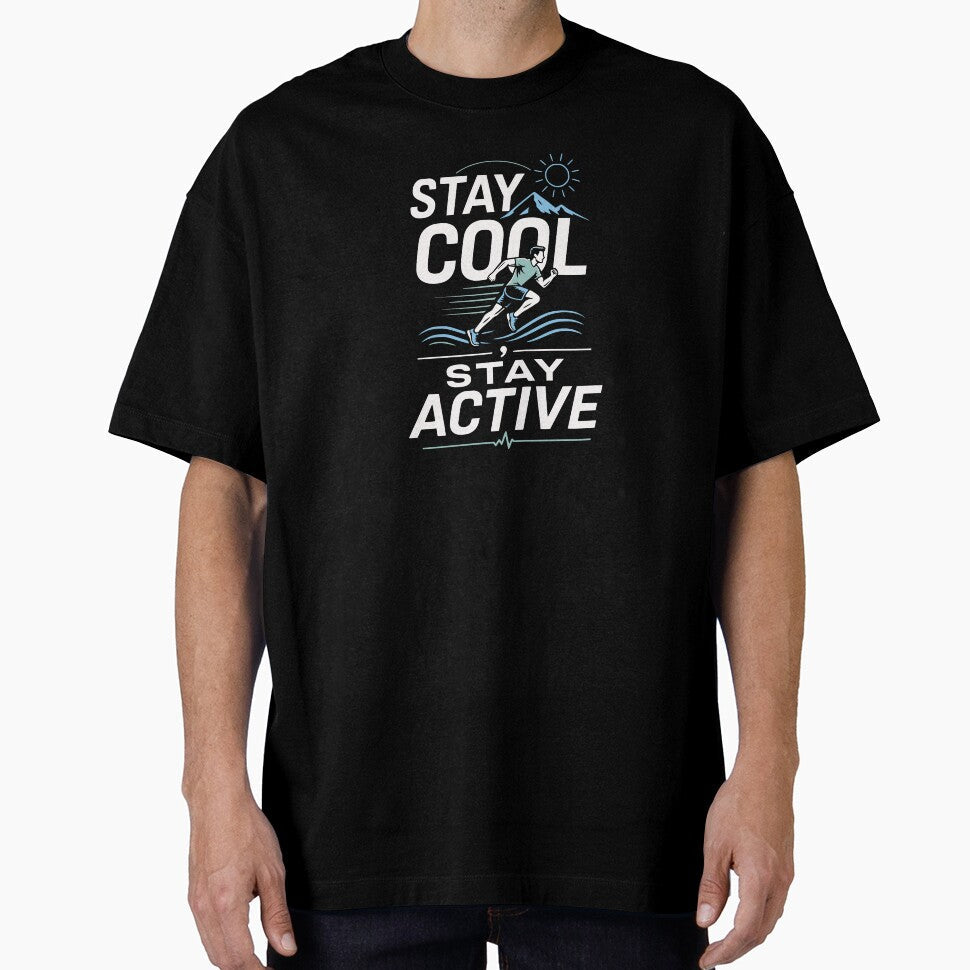 Stay cool, active by FreshPixelArt - Adult & Kids T-Shirts, Sweatshirts & Hoodies apparel design preview 1