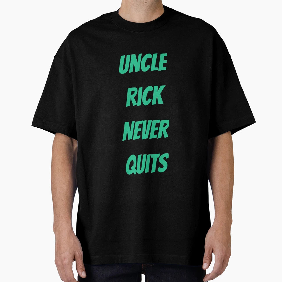Uncle Rick Never Quits Rick Riordan T-Shirt - Novelty Apparel Men Women - T-Shirt, Sweatshirt, Hoodie